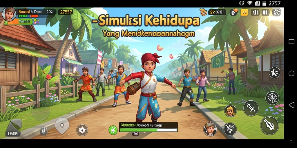 Screenshot gameplay 2757 yang menampilkan interaksi menarik.