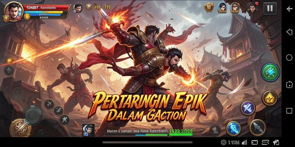 Tampilan gameplay seru dalam 55KBET dengan aksi penuh adrenalin.