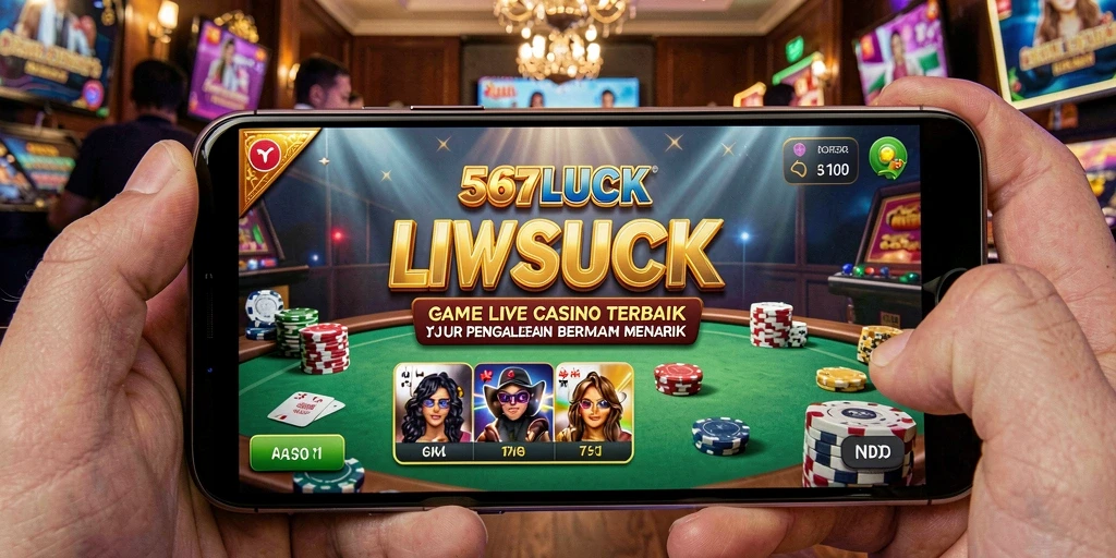 Gameplay Live Casino yang seru dan interaktif di 567LUCK.