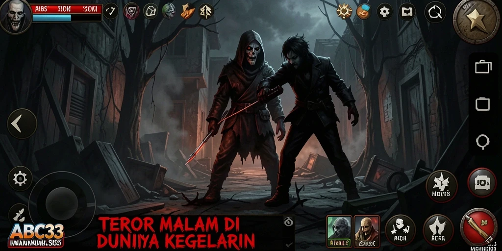 Gameplay seram dengan atmosfer menakutkan di ABC33.