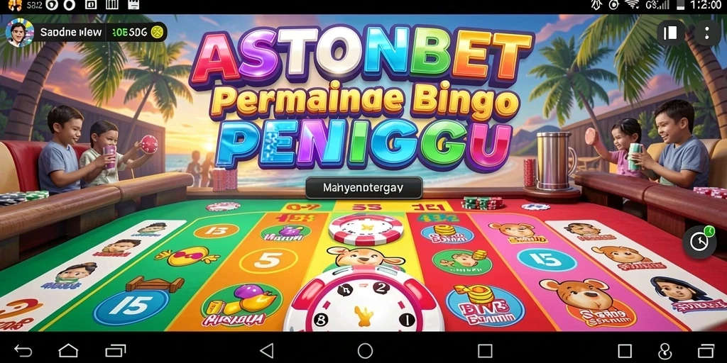 Screenshot gameplay ASTONBET menampilkan aksi seru Bingo.