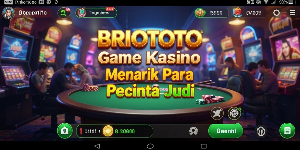 Tampilan gameplay menarik dan interaktif dari BRIOTOTO.