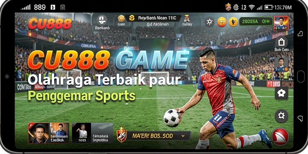 Tampilan gameplay seru dari CU888 yang menampilkan aksi olahraga.
