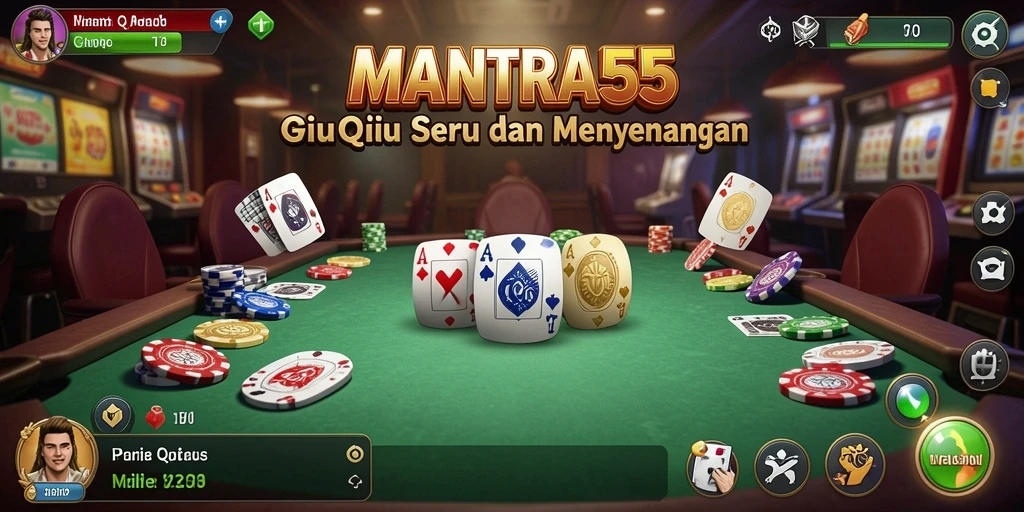 Tampilan gameplay <strong>MANTRA55</strong> yang menarik dan seru.