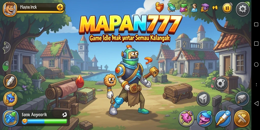 Tampilan gameplay MAPAN777 yang sederhana dan menarik.