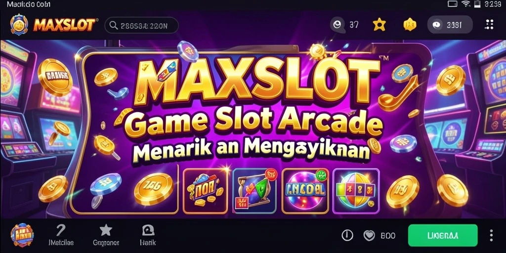Screenshot gameplay MAXSLOT menampilkan keseruan bermain slot.