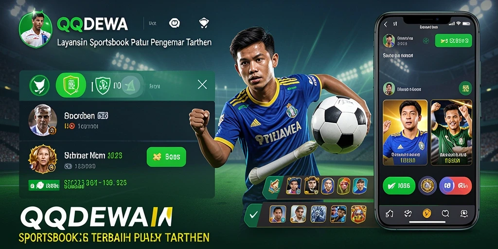 Tampilan antarmuka QQDEWA yang menarik untuk taruhan olahraga.