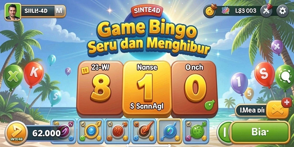 Tampilan gameplay SINTE4D yang menegangkan dan penuh warna.