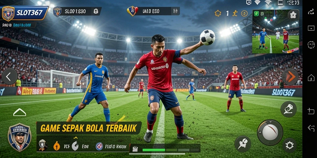 Tangkapan layar gameplay SLOT367 yang mendebarkan selama laga sepak bola.