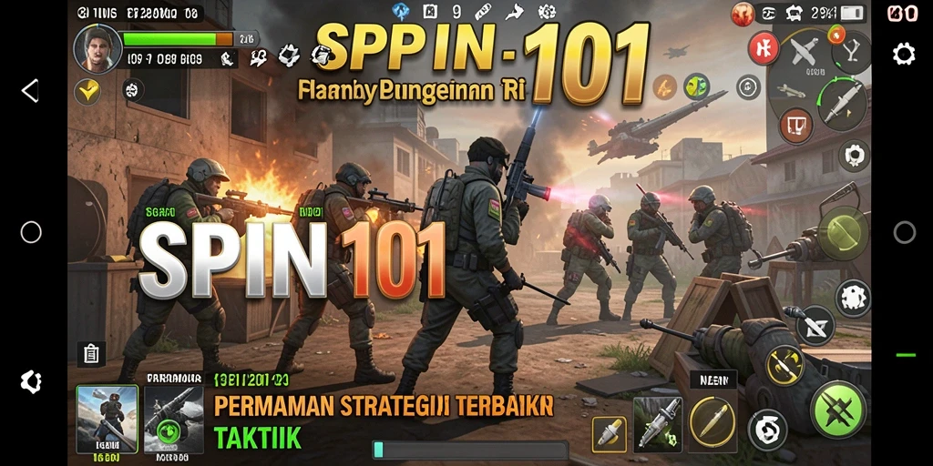 Tampilan gameplay SPIN101 yang mendebarkan dengan strategi yang mendalam.