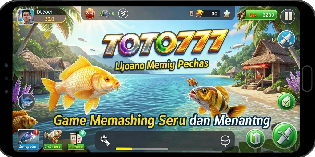 Gameplay TOTO777 yang seru dengan memancing berbagai jenis ikan.