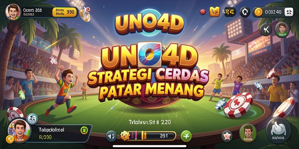 Tampilan gameplay strategis yang mendebarkan di UNO4D.