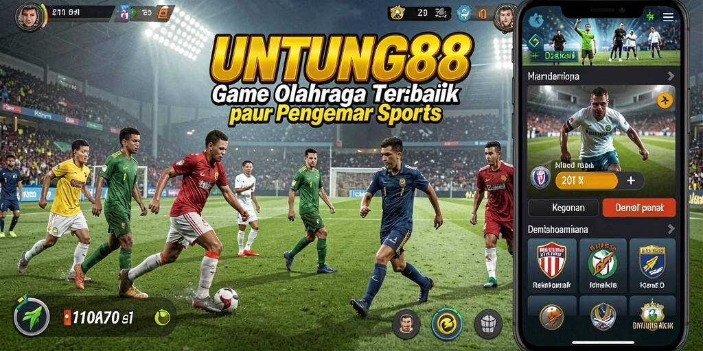 Tampilan gameplay seru dan realistis dari UNTUNG88 dalam olahraga.