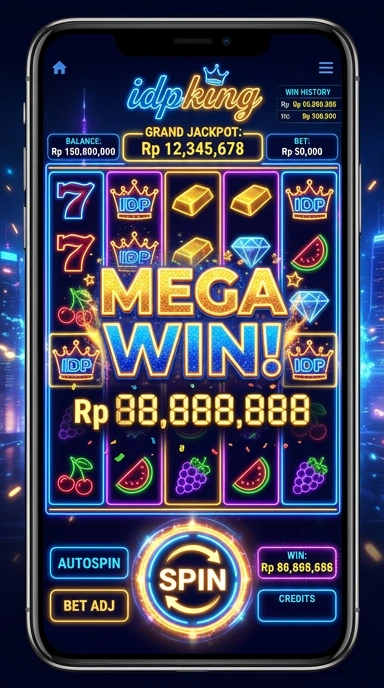 Tangkapan layar aplikasi idpking dengan antarmuka yang user-friendly.