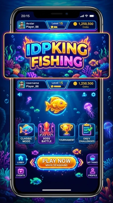 Layar pencarian aplikasi di idpking yang memudahkan pengguna.